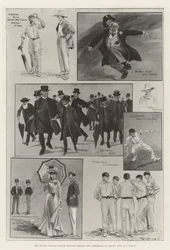 Das unentschiedene Cricket-Match zwischen Oxford und Cambridge bei Lord